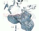 Fuel tank fuel filler neck fuel tank cap