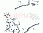 1 set of fuel pipes with breather tube Fuel supply line Breather line