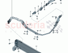 oil pressure line for gearbox oil cooling Gear oil cooler