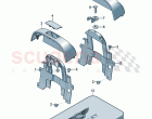 Back seat ISOFIX bracket