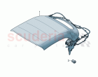 Fold-down convertible roof Assembly
