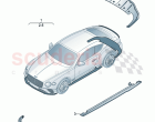 Genuine accessories Aerodynamic attachment parts