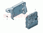 Control unit for petrol engine Retainer for control unit