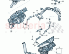 Coolant cooling system for turbocharger