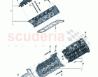Cylinder head with valves (without camshaft) Cylinder head gasket