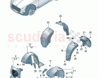 Wheel housing liner D - MJ 2021>>