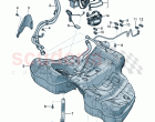 Fuel tank fuel filler neck fuel tank cap