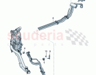 Fuel line for vehicles with coolant additional heater