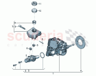 Tandem brake master cylinder with brake fluid reservoir Brake servo (electromechan&hellip;
