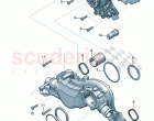 Coolant pump Distributor for coolant thermostat