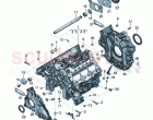 Crankcase housing Sealing flange balancer shaft