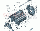 Crankcase housing Sealing flange Intermediate shaft
