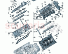 Cylinder head cylinder head cover impulse sender