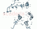 Secondary air valve Pipes and lines for exhaust gas purif. system