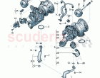 Exhaust gas turbocharger (water-cooled) Oil pressure line Oil return line D >> - M&hellip;