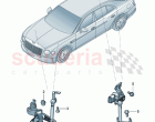 Sensor for headlight range control