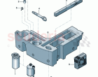 Vehicle tools breakdown set with compressor