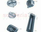 Genuine accessories Cover caps Clock
