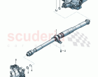 propeller shaft 2-piece with intermediate bearing for 8-speed automatic gearbox
