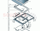 Panorama sunroof for vehicles with glass sliding and tilting sunroof