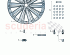 Aluminium rim Hub cap D - MJ 2023>>