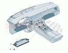Knee airbag unit