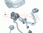 High-voltage wiring set for charging socket
