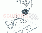 Coolant cooling system For vehicles with hybrid drive Engine bay Underbody