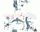 Wishbone Wheel bearing housing