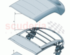 Roof cover (fabric) with rear window