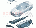 sound absorbers Underbody damping for engine compartment