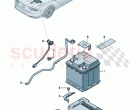 Battery battery mounting