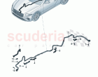 High-voltage wiring set for high-voltage battery
