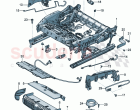 Seat frame (electrically adjustable)
