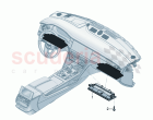 Knee airbag unit