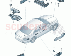 Aerial for access and start authorisation (KESSY)
