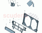 Additional cooler for coolant reservoir with attachment parts