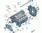 Crankcase housing Sealing flange Intermediate shaft