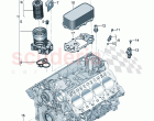 oil filter with flange Oil cooler Sensors