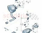 Rear silencer with exhaust flap Trim for exhaust tail pipe