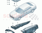 sound absorbers Underbody damping for engine compartment