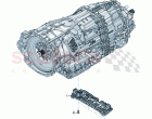 Guard plate for gearbox for 8-speed automatic gearbox