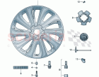Aluminium rim Hub cap Mulliner Styling Specification