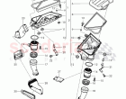 air cleaner with connecting, parts, mass air flow sensor, D - MJ 2016>>