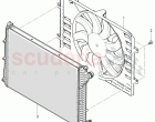electric fan with fan cowl