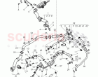Coolant hoses and pipes, engine, F 3W-F-041 286>>, F ZA-F-041 286>>
