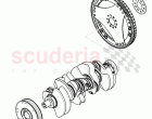 flywheel, v-belt pulley with vibration, damper