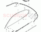 trim for door window frame, trim strip for fender and door