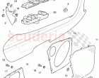 armrest for door trim panel, trim for switch, loudspeaker grille, D - MJ 2009>>