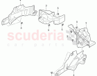 heat protection plate for cross panel